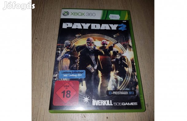 Xbox 360 payday 2 játék eladó