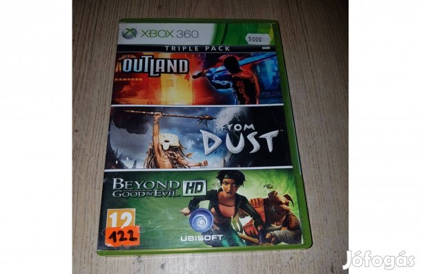 Xbox 360 qutland + from dust beyond good játék eladó