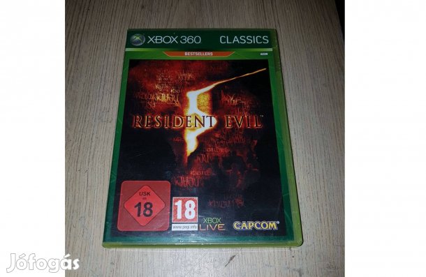 Xbox 360 resident evil 5 játék eladó