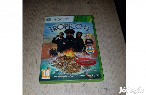 Xbox 360 tropico 4 eladó