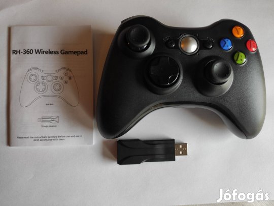 Xbox 360 vezeték nélküli kontroller pc hez is használható új