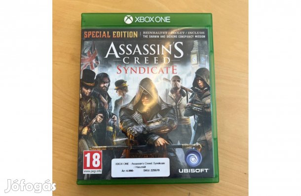 Xbox One Assassin's Creed Syndicate Játék Használt