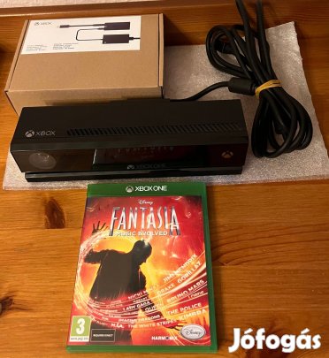 Xbox One Kinect + Adapter + Disney Fantasia Számlával,1 év garancia