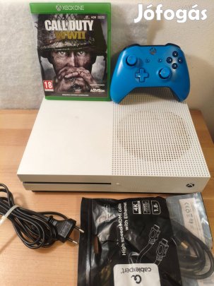 Xbox One S 1TB konzol tartozékokkal, játékokkal Hall kontrollerrel