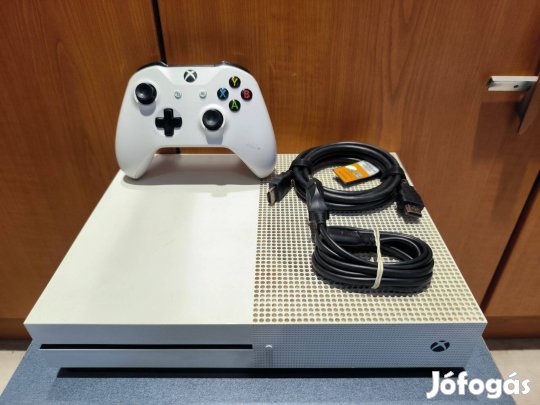 Xbox One S 500GB Konzol Fehér Újszerű Garis !