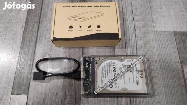Xbox One / S / X: 500gb HDD Tárhely Bővítő Game Drive Külső Merevlemez