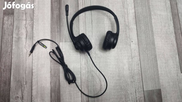 Xbox One / S / X - Series S / X - PC : Stereo Headset Fekete Jack