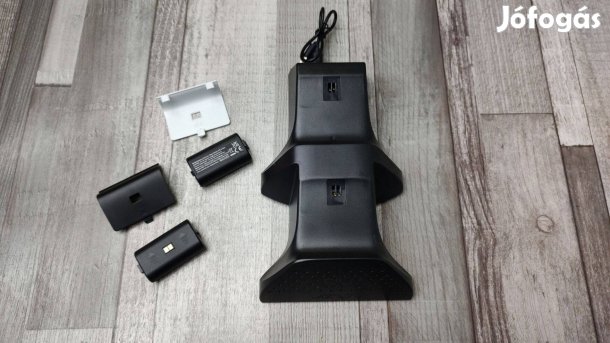 Xbox One / S / X : Venom Töltőállomás 2db Akkumulátorral + Hátlappal