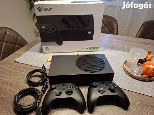 Xbox Series S 1TB SSD, 120FPS konzol, 1db joy, Dobozában!