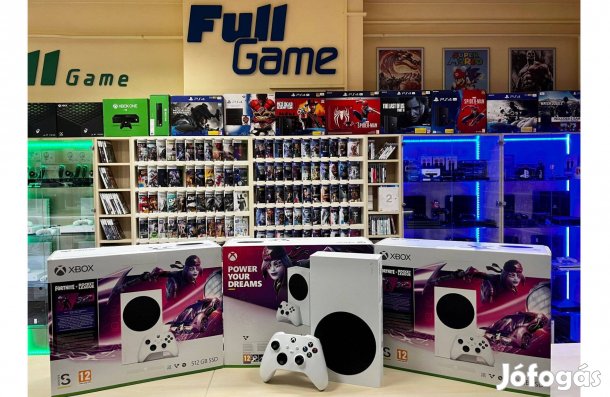 Xbox Series S 512GB garanciával videojátékboltból