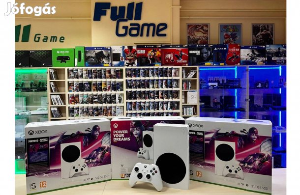 Xbox Series S 512GB garanciával videojátékboltból