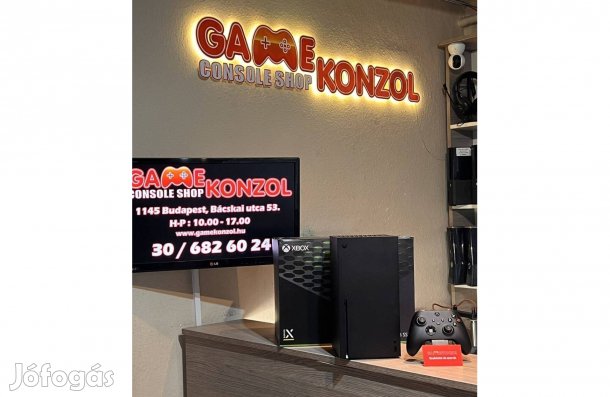 Xbox Series X, kitisztítva+újrapasztázva, 6 hó teljeskörű gar
