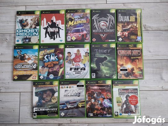 Xbox classic játékok egyben 14db