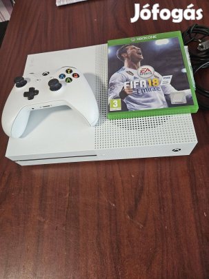 Xbox one S 1TB 1 kontroller fifa játékkal hibátlan kábeleivel eladó