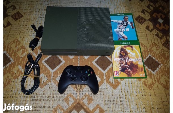 Xbox one s 1tb 2 db játékkal eladó