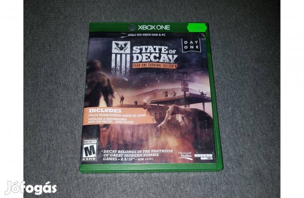Xbox one state of decay játék eladó