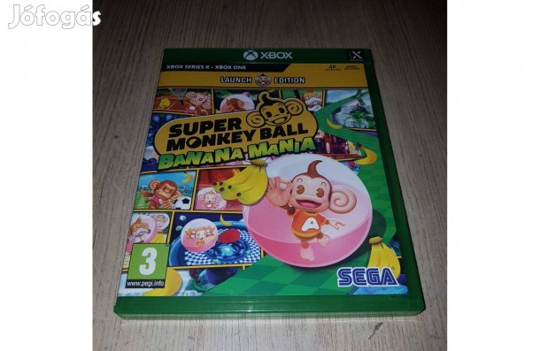 Xbox one super monkey ball banana mania játék eladó