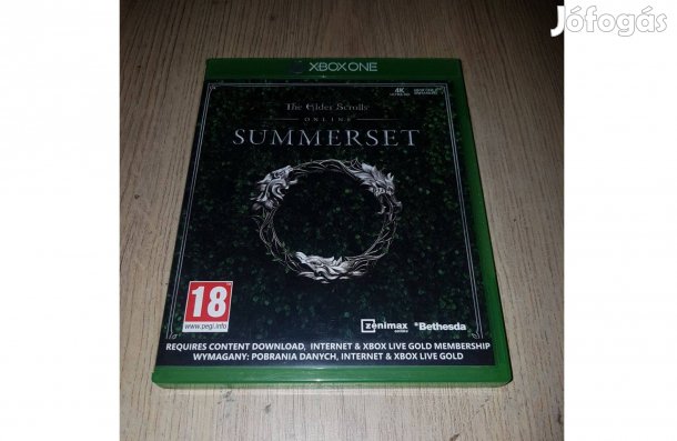 Xbox one the elder scrolls online summerset játék eladó
