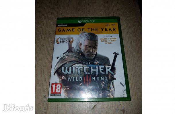 Xbox one the witcher 3 wild hunt eladó