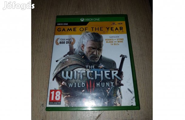 Xbox one the witcher 3 wild hunt játék eladó