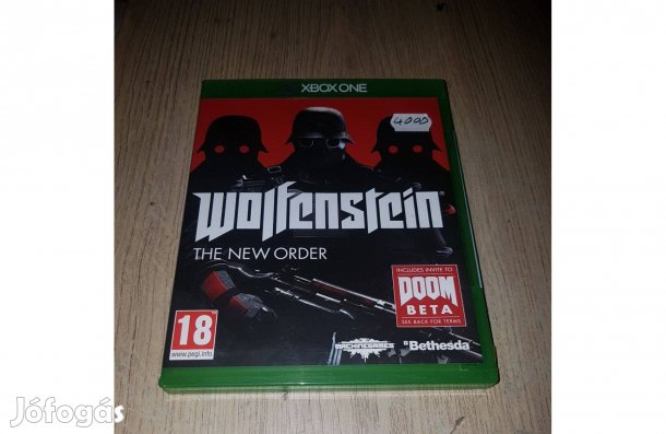 Xbox one wolfenstein the new order játék eladó