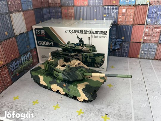 Xcartoys Ztq15 tank modell 1:64 méret