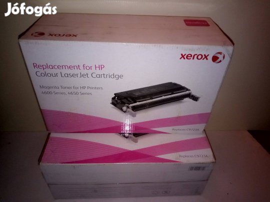 Xerox C9723A toner utángyártott HP4600 HP4650 AO297 magenta