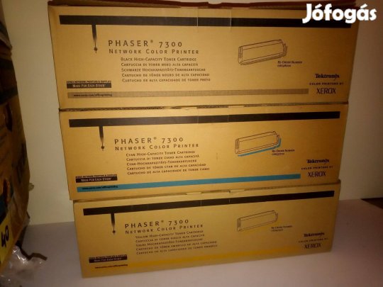 Xerox Phaser 7300 toner 016198000 black eredeti 15K