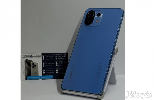 Xiaomi Mi 11 Lite NE 5G 128GB kék, Használt Garanciával!