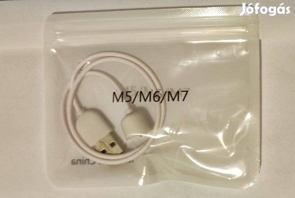 Xiaomi Mi Band 5 6 7 fehér színű töltő
