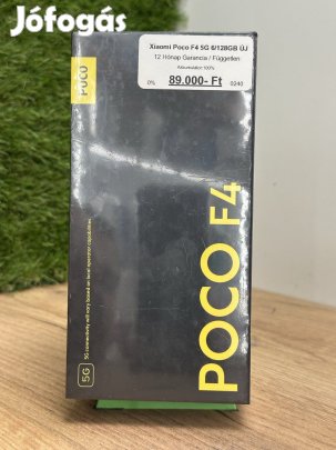 Xiaomi Poco F4 Kártyafüggetlen, 12 hó garancia