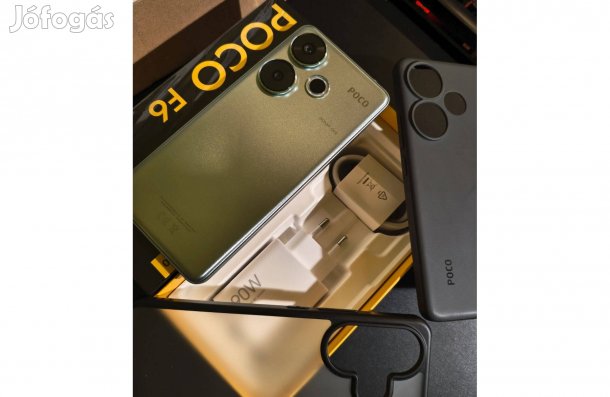 Xiaomi Poco F6 5G Dual Sim 256GB Green kártyafüggetlen mobiltelefon X7