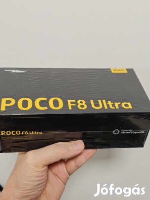 Xiaomi Poco F8 Ultra 16/512GB Fekete mobiltelefon, 2év garancia