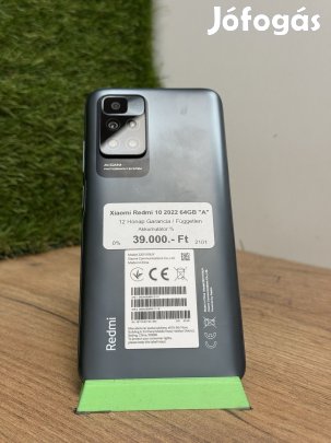 Xiaomi Redmi 10 2022 Kártyafüggetlen 64 GB, 12 hó garancia