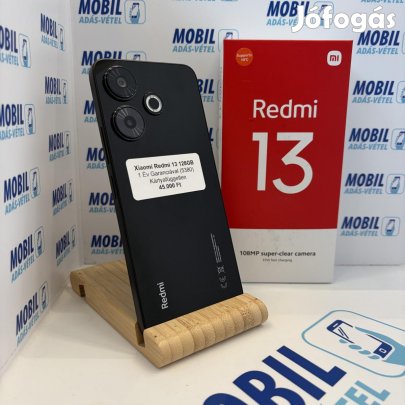 Xiaomi Redmi 13 4G Kártyafüggetlen 128 GB, 12 hó garancia