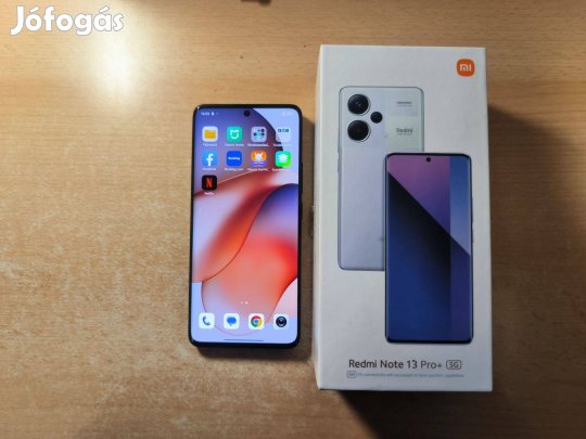 Xiaomi Redmi Note 13 Pro+ 5G 12/512GB Újszerű Dual Black Garis !