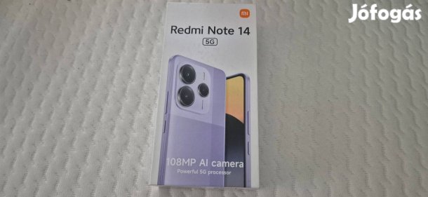Xiaomi Redmi Note 14 5G 8/256GB Dual Új 2 év Garancia !