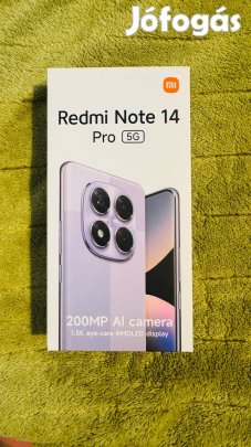 Xiaomi Redmi Note 14 Pro 5g kártyafüggetlen, bontatlan új okostelefon