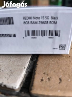 Xiaomi Redmi Note 15 5G 256GB 8GB RAM Dual Mobiltelefon F