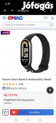 Xiaomi smart Band 8 okoskarkötő