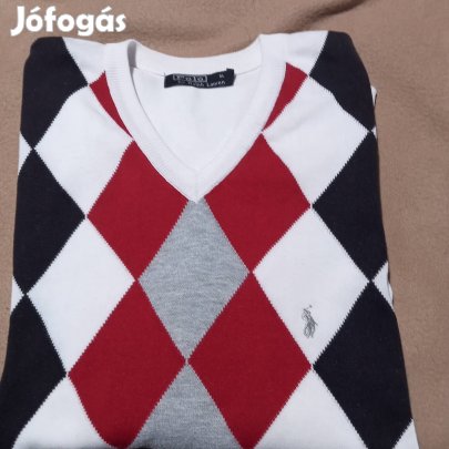 Xl- es Ralphlauren káró mintás pulcsi. 