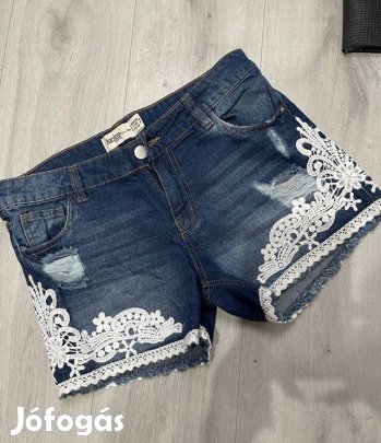 Xl-es hímzett farmersort