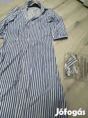 Xl maxi csíkos ruha övvel