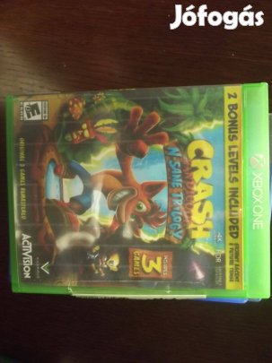 Xo-257 Xbox One Eredeti Játék : Crash Bandicoot N Sane Trilogy ( karc