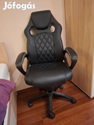 Xora gamer szék, bőrhatású textilből
