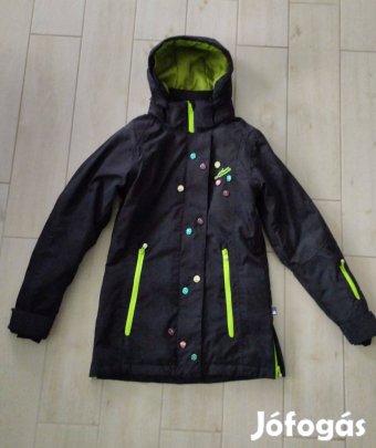 Xs-es női síkabát. Alja hónalja kicipzározható