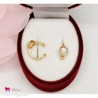 Xuping aranyozott antiallergén fülbevaló, 12 mm (1414)