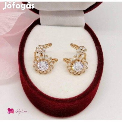 Xuping aranyozott antiallergén fülbevaló, 15 mm (1317)