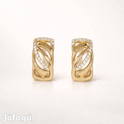 Xuping aranyozott antiallergén fülbevaló, 16 mm (1141)