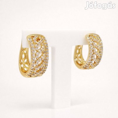 Xuping aranyozott antiallergén fülbevaló, 17 mm (1153)